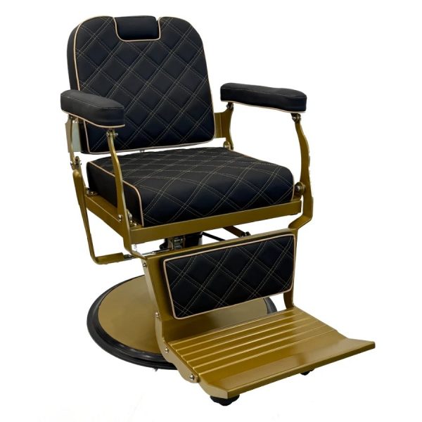Nezvoro Paddington Barber Chair - Black & Gold Styling