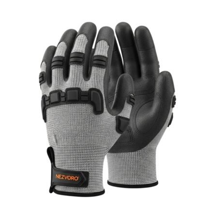 Nezvoro Cut Resistant Work Gloves - ANSI Level 5 HPPE Safety Gloves